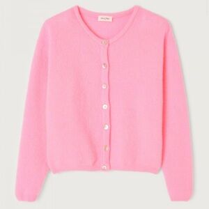 NWOT American Vintage Cardigan Vitow in Melange Rose